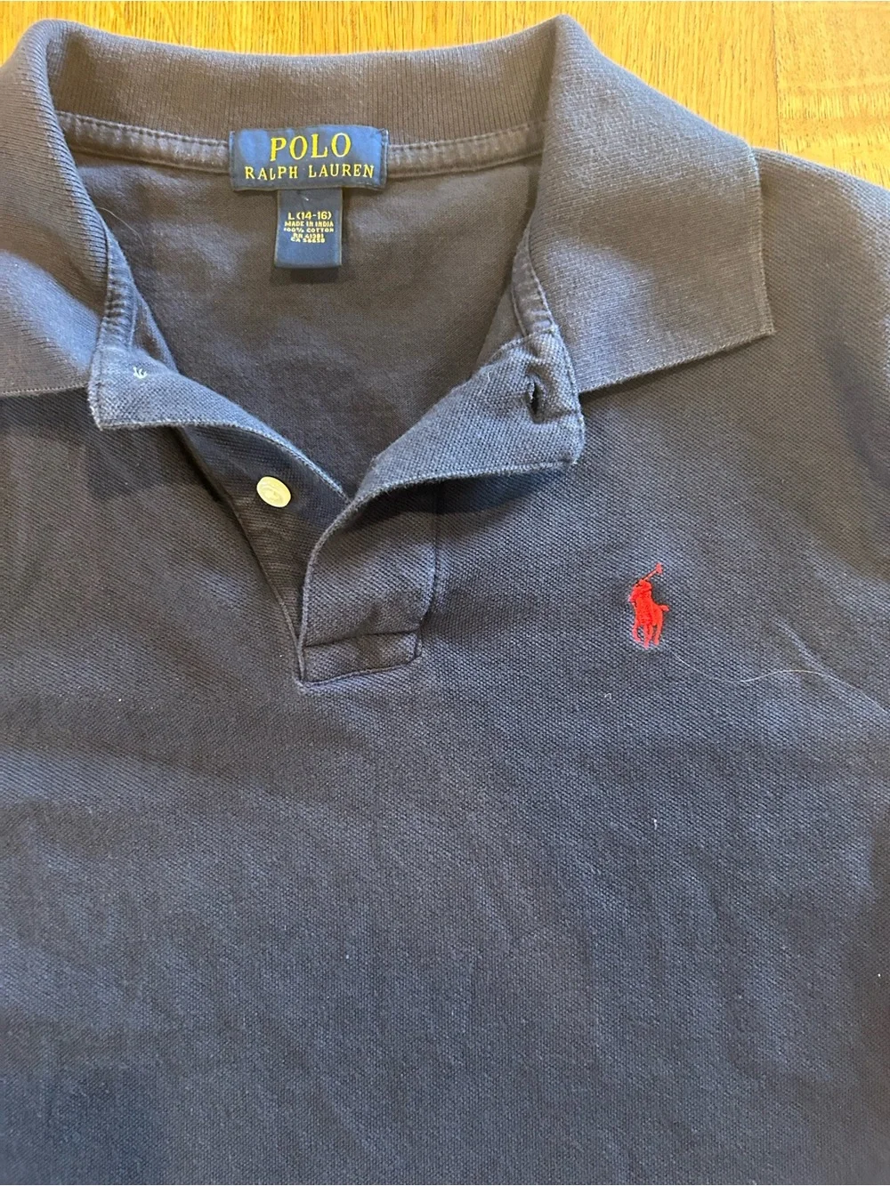 Ralph Lauren Polo Shirt - Navy with Red Pony